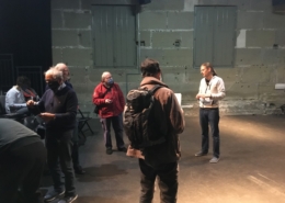 Gruppenbesprechung Funktionskontrolle im Theater Schlachthaus Bern