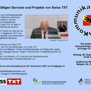 KoFo: Neue Dienstleistungen von Swiss TXT