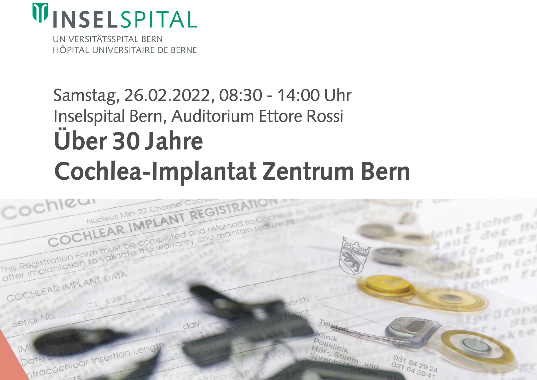 30 Jahre Cochlea-Implantat-Zentrum Bern