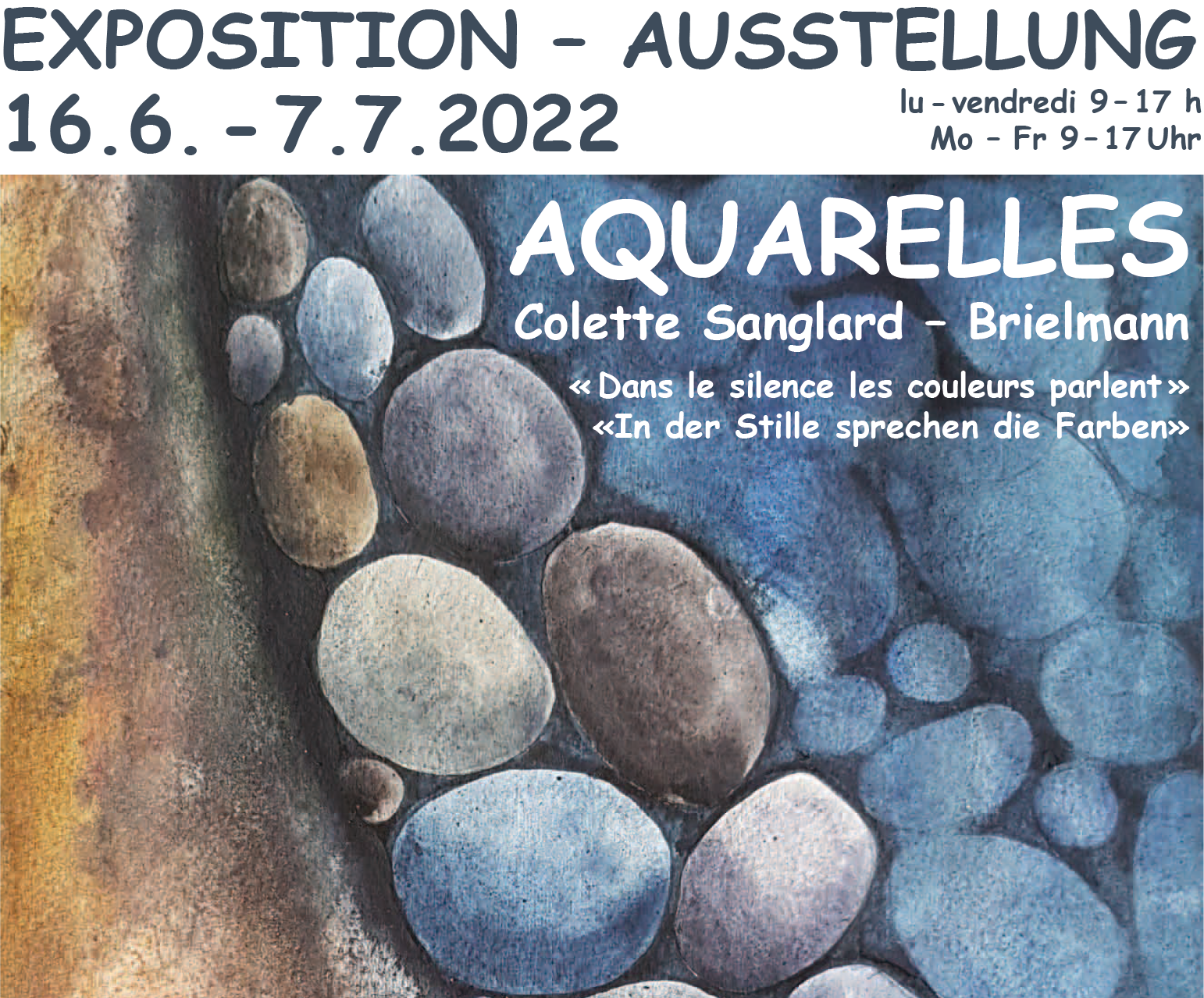 Exposition Aquarelles: Information und Sensibilisierung Gehörlosigkeit