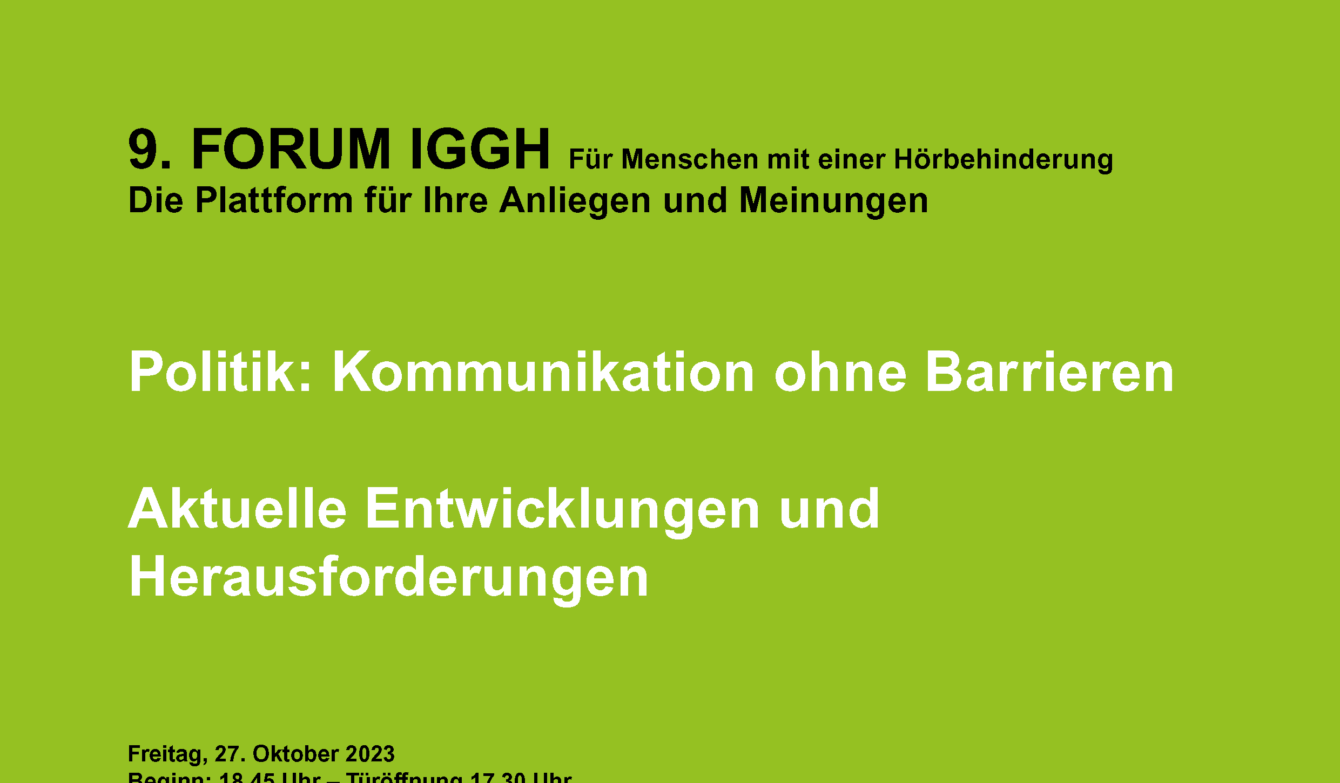 Flyer Forum IGGH